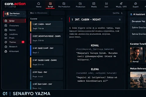 coretex script preview